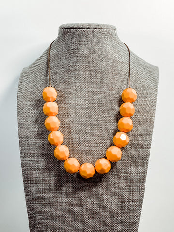 {FALL FRENZY} Mustard Disco Necklace