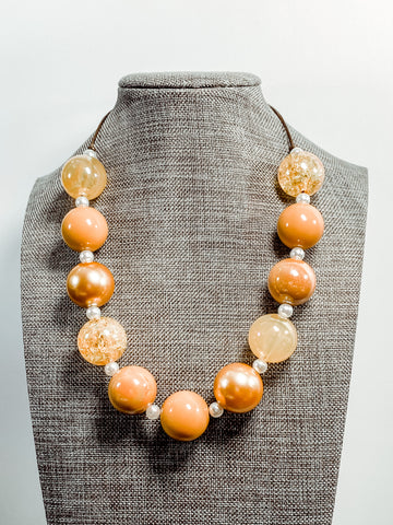 {FALL FRENZY} Mustard Semi-Simple Necklace