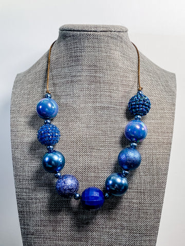 {FALL FRENZY} Navy Semi-Simple Necklace