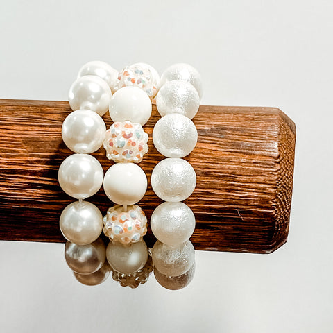 {FALL FRENZY} Sweet Cream Bracelet Stack