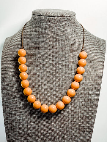 {FALL FRENZY} Mustard Solid Petite Pretties Necklace
