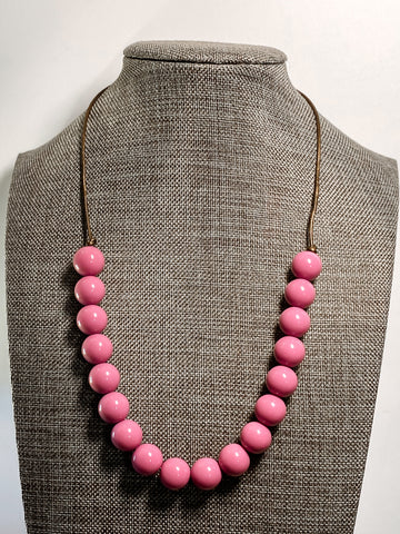 {FALL FRENZY} Mauve Solid Petite Pretties Necklace