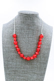 {Stocking Stuffer RTS} Red Star Petite Pretties Necklace