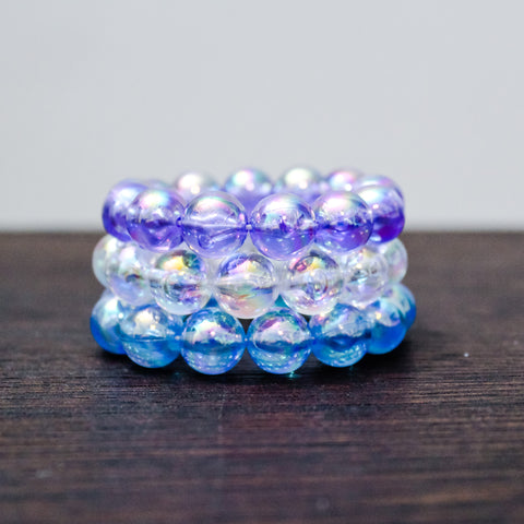 {Welcome Back Release} Clear Miracle Bracelet Stack