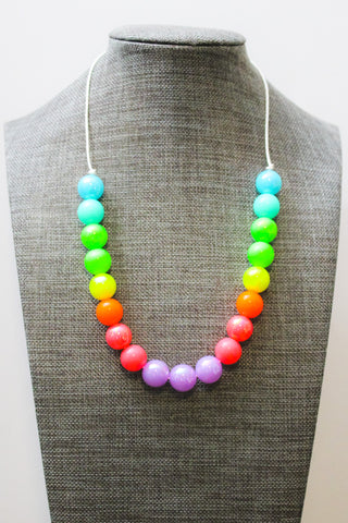 {Welcome Back Release} Neon Rainbow Petite Pretties Necklace