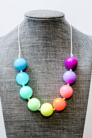 {Welcome Back Release} Neon Rainbow Necklace