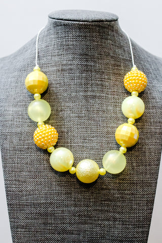 {Welcome Back Release} Yellow Semi-Simple Necklace
