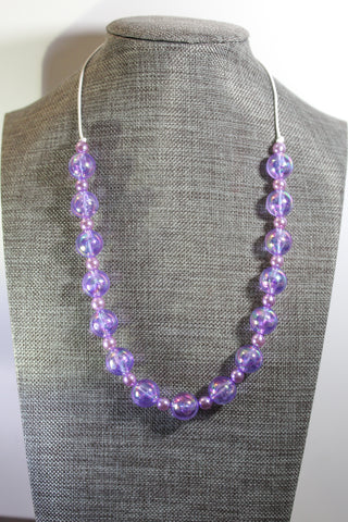 {Spring Fling! RTS} Pretty in Purple Petite Pretties & Itty Bitty Bead Necklace