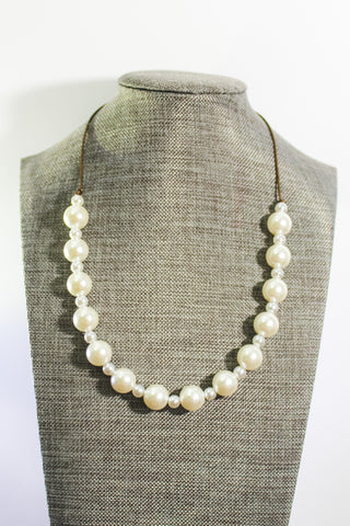 {HFH is 4!} Cream Itty Bitty & Petite Pretties Mixed Necklace