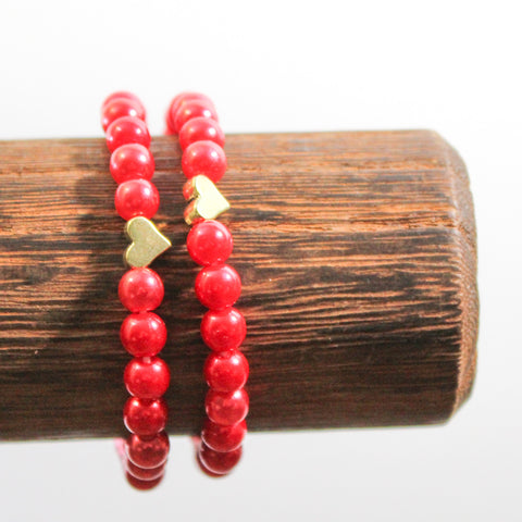 {Spring Fling! RTS} Red Besties Bracelet Set