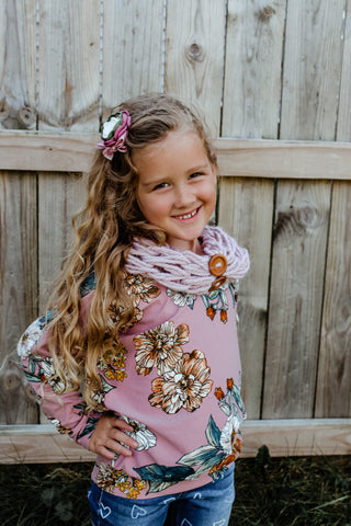 {HFH is 4!} Dusty Pink Sustainably Made Scarf